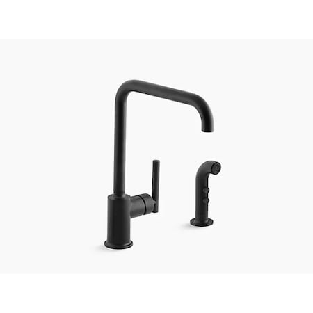Kohler Purist(R) Primary Swing Spout With Spray 7508-BL